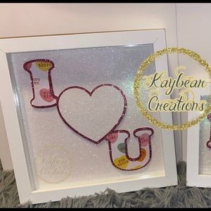Valentine’s Day gift/ I love u shadow box
